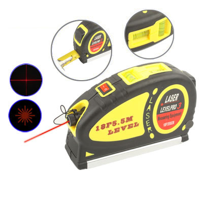 Laser Level with Tape Measure Pro (550cm), LV-05 - Click Image to Close